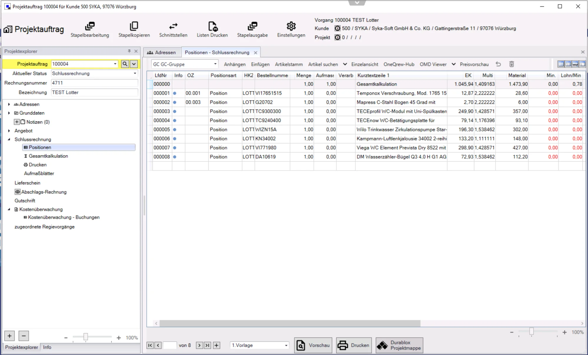 Digitale Projektakten
