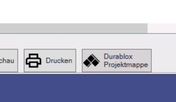 Durablox Projektmappe Button